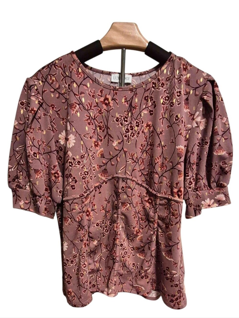 Luxology Floral Top - Size XL